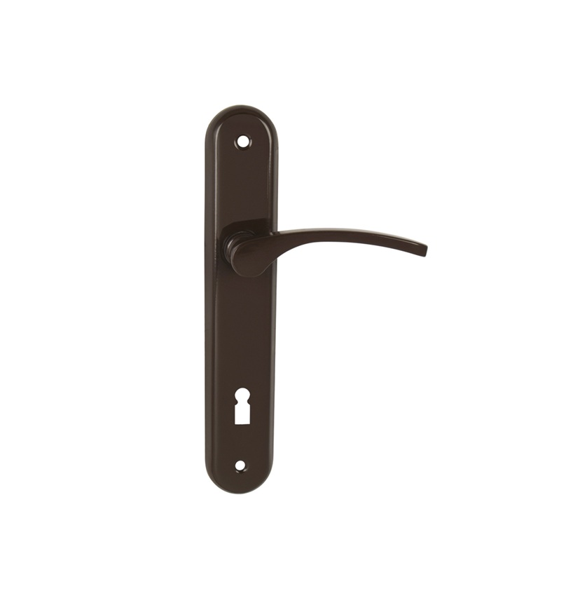 Klika/klika Laura BB otvor pro klíč, 72 hnědá